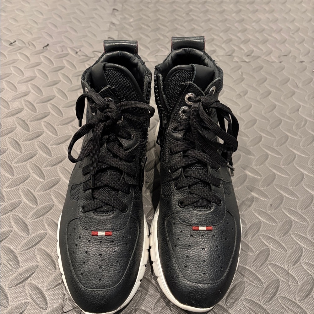 Bally Black and White Athletic Sneakers US size 10